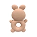 rhino rabbit sheep bear natural rubber teether
